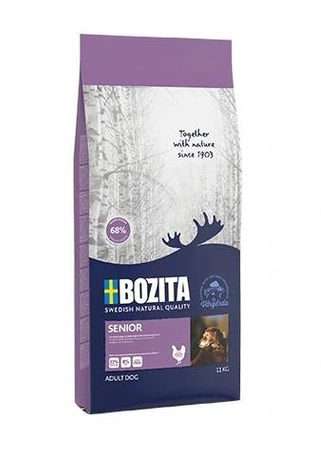 BOZITA Naturals Senior 11 kg - sucha karma dla dorosłych i starszych psów, kurczak 11 kg