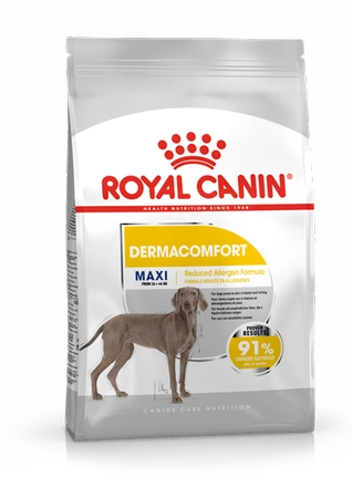 Royal Canin Dermacomfort Maxi 3 kg - sucha karma dla psów dorosłych, ras dużych, o wrażliwej skórze 3kg