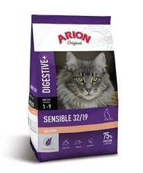 Arion Original Digestive+ Sensible Cat 7.5 kg - sucha karma dla kotów z wrażliwym układem pokarmowym 7.5kg