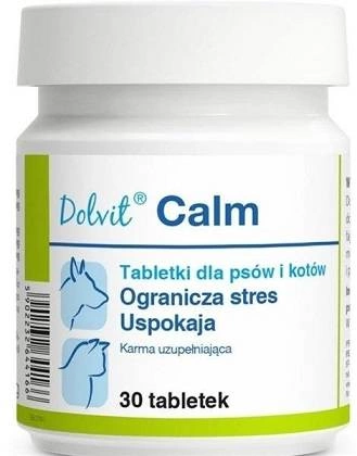 Dolvit Dolfos Calm 30 tabl. - tabletki uspokajające dla psa i kota 30 tabl. 