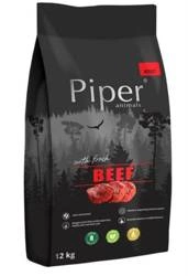 Piper karma sucha dla psa z wołowiną 12 kg - sucha karma dla psów dorosłych wszystkich ras, 12 kg