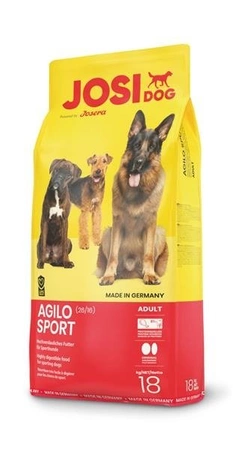 Josera JosiDog Agilo Sport 15kg - sucha karma dla psów sportowych lub o dużej aktywności fizycznej 15kg
