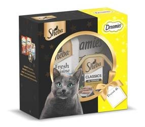 Mixcase DREAMIES SHEBA prezent dla kota - świąteczny zestaw karma i przysmaki dla kota