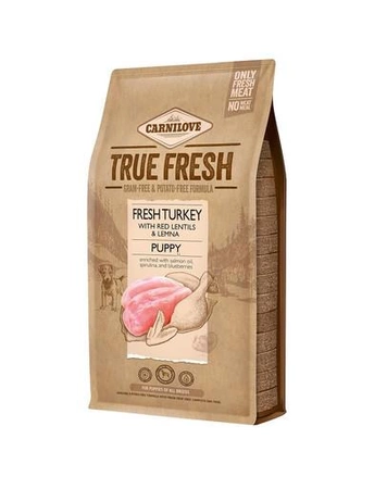CARNILOVE True Fresh Turkey 4 kg - Sucha karma dla szczeniąt z indykiem 4 kg