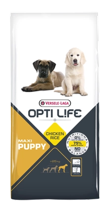 Versele Laga Opti Life Puppy Maxi - karma dla szczeniąt dużych ras kurczak i ryż 12,5kg