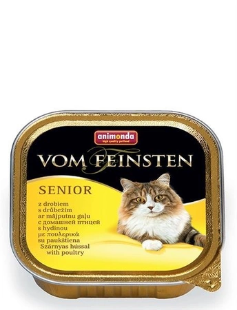 Animonda Vom Feinsten Senior mit Geflugel 100 g - mokra karma dla starszych kotów z drobiem 100g