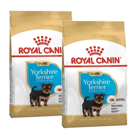 Royal Canin Yorkshire Terrier Puppy 2x 7.5 kg - sucha karma dla młodych psów rasy Yorkshire Terrier 2x7.5kg