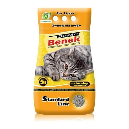 Certech Super Benek Natural 5 l - żwirek dla kotów 5l