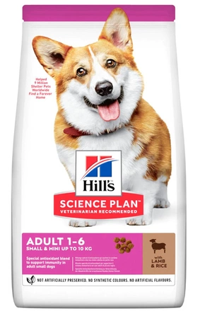 HILL'S Science Plan Adult Small & Mini 6 kg - Sucha karma dla psów z jagnięciną i ryżem 6 kg