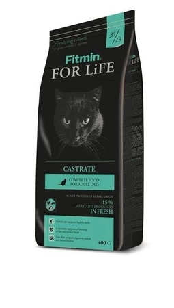 Fitmin For Life Castrate 400 g - sucha karma dla kotów po sterylizacji 400g