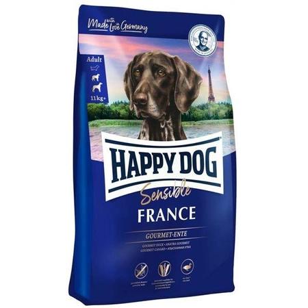 Happy Dog Supreme Sensible France, 11kg - sucha karma dla psów dorosłych, rasy średnie i duże, 11 kg