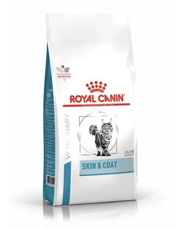 ROYAL CANIN Veterinary Cat Derma Skin Coat 1.5 kg - Weterynaryjna sucha karma dla kotów 1.5 kg