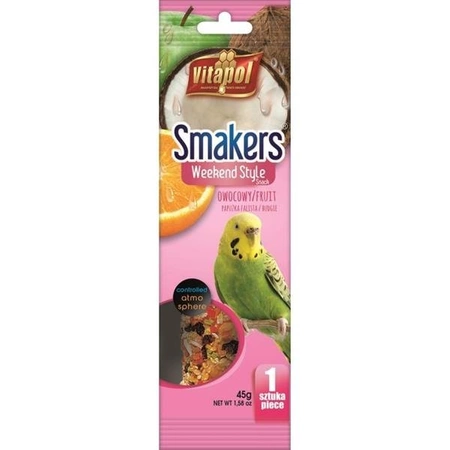 Vitapol Smakers dla papużki falistej owocowy Weekend Style