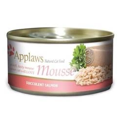 APPLAWS Cat Mousse Tin, 70 g Salmon - mokra karma dla kota z łososiem, 70 g