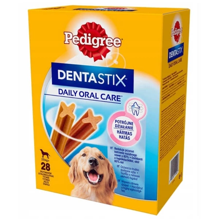Pedigree dentastix Rasy Duże (25+ kg) 28 szt. - przysmak dla psów rasy dużej 28szt