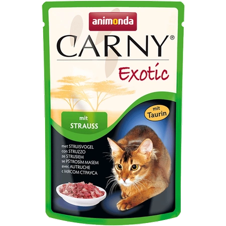 Animonda Carny Exotic mit Strauss 85 g - mokra karma dla kotów ze strusiem 85g