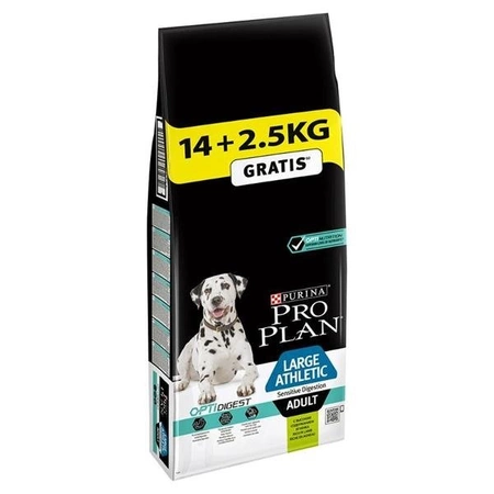 Purina Pro Plan Large Athletic Adult 14+ 2.5 kg- sucha karma dla dorosłych psów rasy dużej o atletycznej budowie z jagnięciną 2.5kg