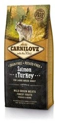 Carnilove Salmon & Turkey For Large Breed Adult 12 kg - sucha karma dla dorosłych psów ras dużych z łososiem i indykiem 12kg
