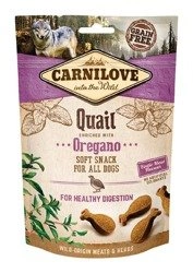 Carnilove semi moist snack quail enriched with oregano 200 g