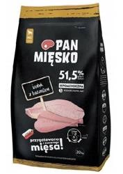 Pan Mięsko 20 kg - sucha karma dla psów dorosłych, indyk z bażantem S 20kg
