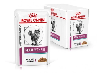 Royal Canin Vet. Diet Renal Tuńczyk 12x85g - mokra karma dla kotów dorosłych z zaburzeniami funkcjonowania nerek, 12x85g