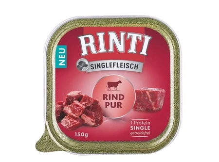 RINTI Singlefleisch Beef z wołowiną, 150 g - mokra karma dla dorosłych psów, 150 g