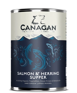 Canagan Dog Salmon & Herring 400 g - mokra karma dla psów łosoś ze śledziem bez zbóż 400g