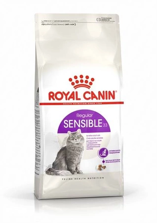 Royal Canin Sensible 33 10 kg +2 kg Gratis - sucha karma dla kotów dorosłych z wrażliwym układem pokarmowym 10kg+2kg