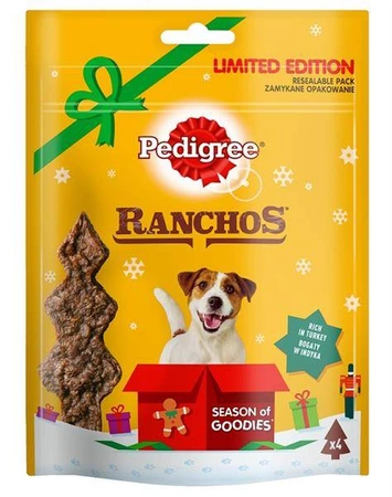 PEDIGREE Ranchos Indyk 52g - przysmak świąteczny dla psów dorosłych, 52g