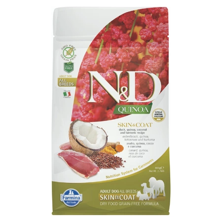 N&D Dog Quinoa Skin & Coat Duck 7 Kg