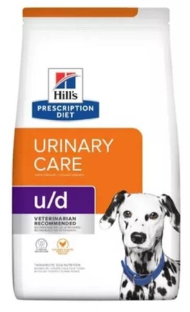 HILL'S Prescription Diet Canine U/D Urinary Care, 10 kg  - karma dla psów z wrażliwym układem moczowym, 10 kg