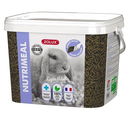 ZOLUX Granulat NUTRIMEAL 3 dla dorosłego królika 7kg - karma dla królików,7kg