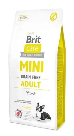 Brit Care Mini Grain-Free Adult Lamb 2 kg - hypoalergiczna bezzbożowa karma dla dorosłych psów ras miniaturowych z jagnięciną 2kg