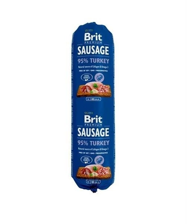 Brit Premium Sausage Turkey 800 g - kiełbasa dla psów indyk 800g
