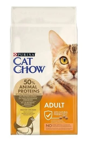 Purina Cat Chow Adult Rich in Chicken 15 kg - sucha karma dla dorosłych kotów z kurczakiem 15kg
