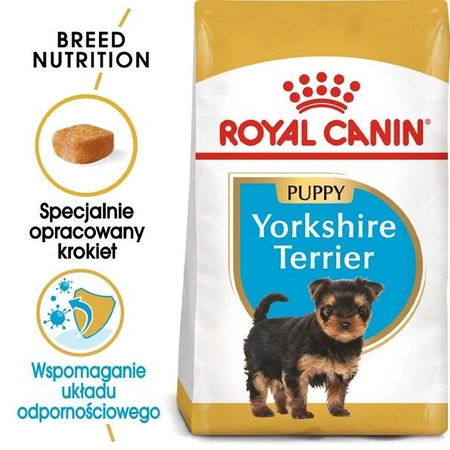 Royal Canin Yorkshire Terrier Puppy 7.5 kg - sucha karma dla młodych psów rasy Yorkshire Terrier 7.5kg
