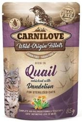 CARNILOVE Quail & Dandelion 24 x 85g mokra karma dla kotów kastrowanych Przepiórka z mniszkiem