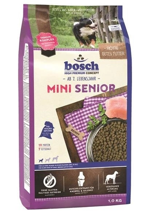 Bosch PetFood Bosch Mini Senior 1 kg - sucha karma dla starszych psów rasy małej 1kg