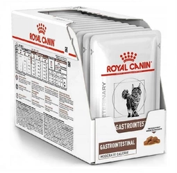 ROYAL CANIN Cat Gastro Intestinal Moderate Calorie 12 x 85 g - mokra karma dla kotów z zaburzeniami żołądkowo-jelitowymi, 12x85g
