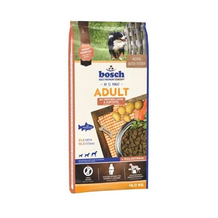 Bosch Adult Łosoś & Ziemniaki 15 kg - sucha karma dla psów dorosłych, 15kg