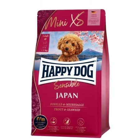 HAPPY DOG MiniXS Japan 1,3 kg dla psów małych i miniaturowych