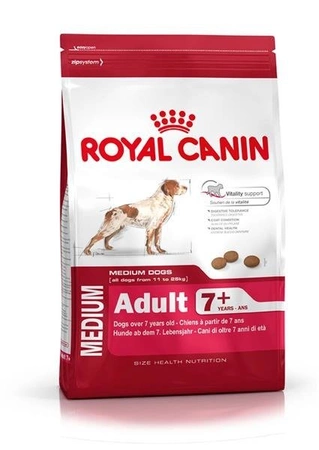 Royal Canin Medium Adult 7+ 15 kg - sucha karma dla psów rasy średniej 15kg