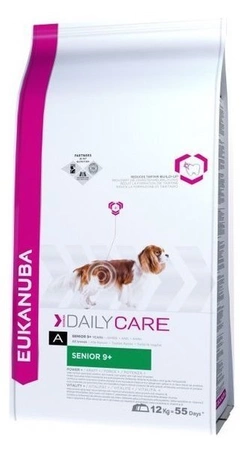Eukanuba Dog Dry Daily Care Adult Senior 9+ All Breeds Chicken 12 kg - sucha karma dla psów z kurczakiem 12kg