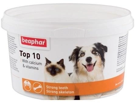 Beaphar Top 10 Multi Vitamin Tablets 180 szt  - preparat witaminowy dla kotów z tauryną 180szt.
