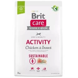 Brit care dog sustainable activity chicken insect 3kg - sucha karma dla psów aktywnych, 3 kg
