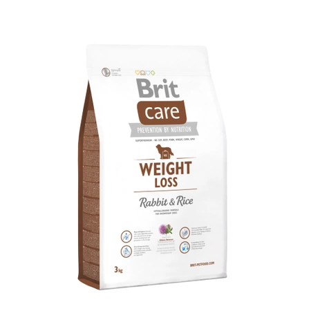 Brit Care Weight Loss Rabbit & Rice 3 kg - sucha karma dla psów z nadwagą królik ryż 3kg