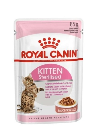 Royal Canin Kitten Sterilised w Sosie 85 g - mokra karma dla sterylizowanych kociąt 85g