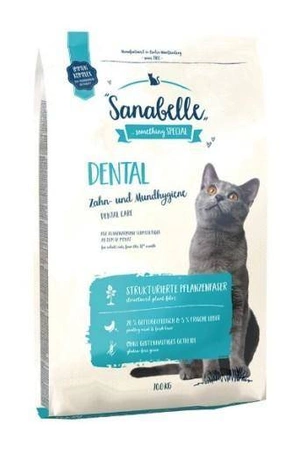 SANABELLE Dental, 10kg - sucha karma dla kotów dorosłych,  na zdrowe zęby, 10 kg