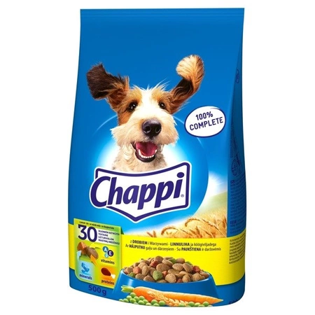 Chappi Drób 500 g - sucha karma dla psów z drobiem 500 g