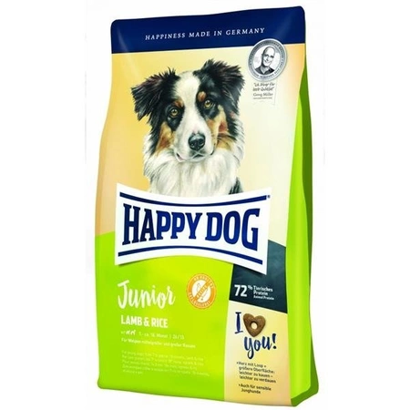 Happy Dog Junior jagnięcina i ryż 10 kg - sucha karma dla młodych psów z jagnięciną i ryżem 10kg